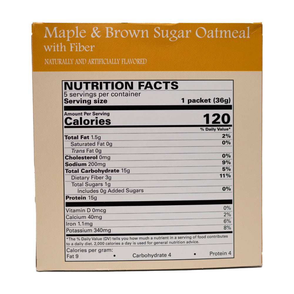 BestMed - Maple Brown Sugar Oatmeal (5/Box) - Doctors Weight Loss