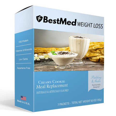 BestMed - Creamy Cookie Meal Replacement (7/Box) - Doctors Weight Loss