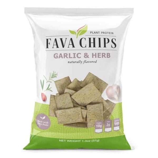 Garlic & Herb - Plant Protein - Fava Chips (7/bags) - Doctors Weight Loss