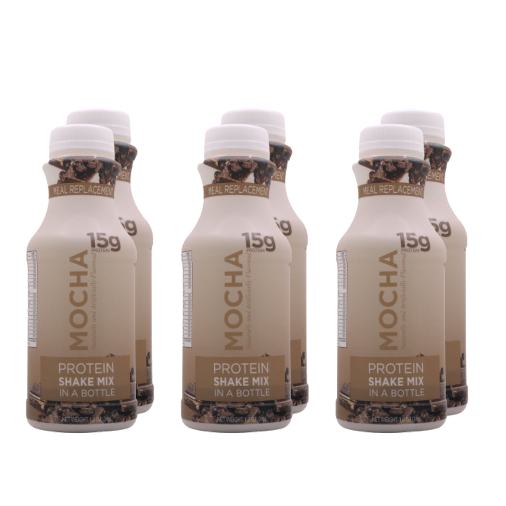 Mocha Cream Protein Shake (6-Pack Bottles) - BestMed - Doctors Weight Loss