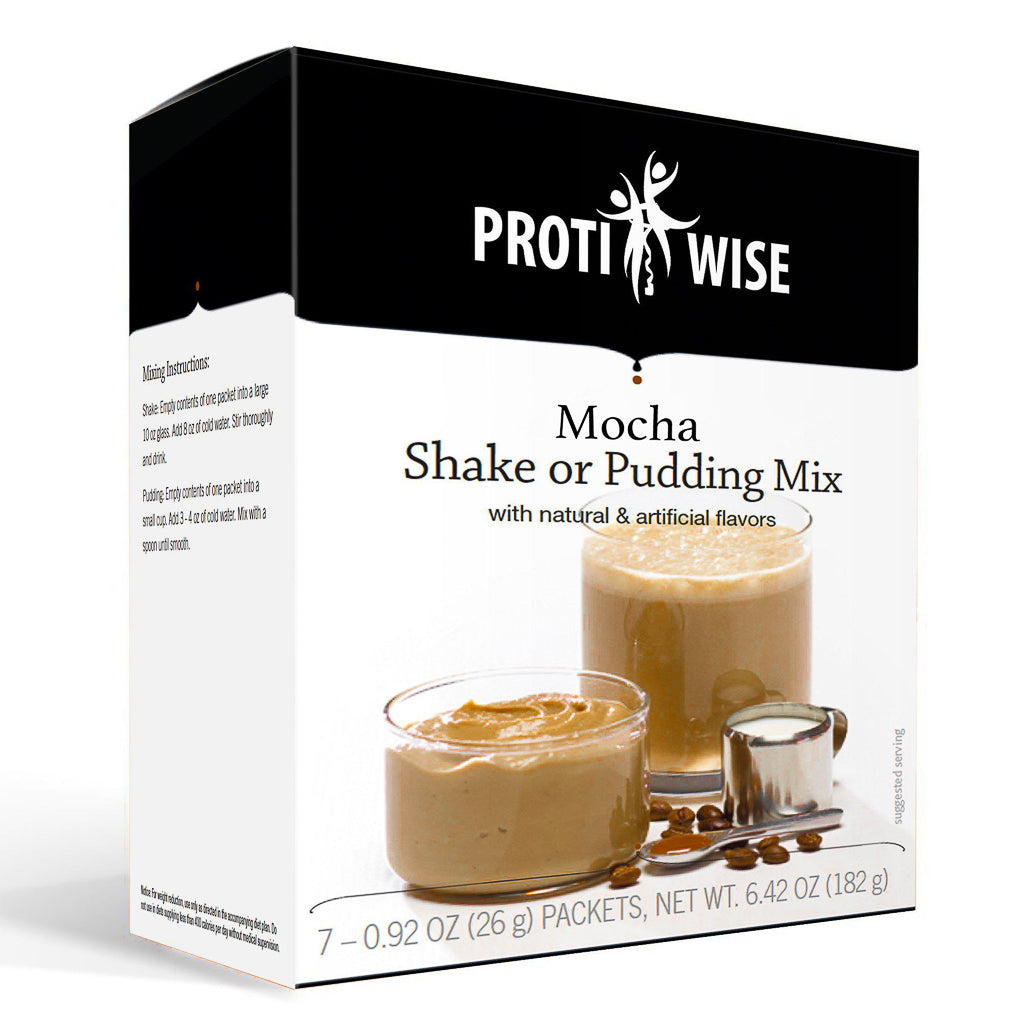 ProtiWise - Mocha Shake or Pudding Mix (7/Box) - Doctors Weight Loss