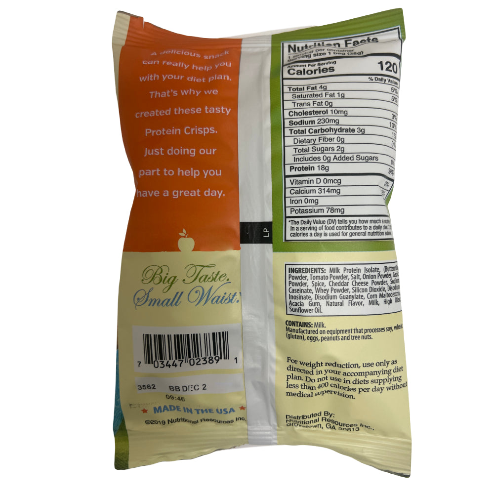 NutriWise - Barbecue Crisps (7 Bags) - Doctors Weight Loss