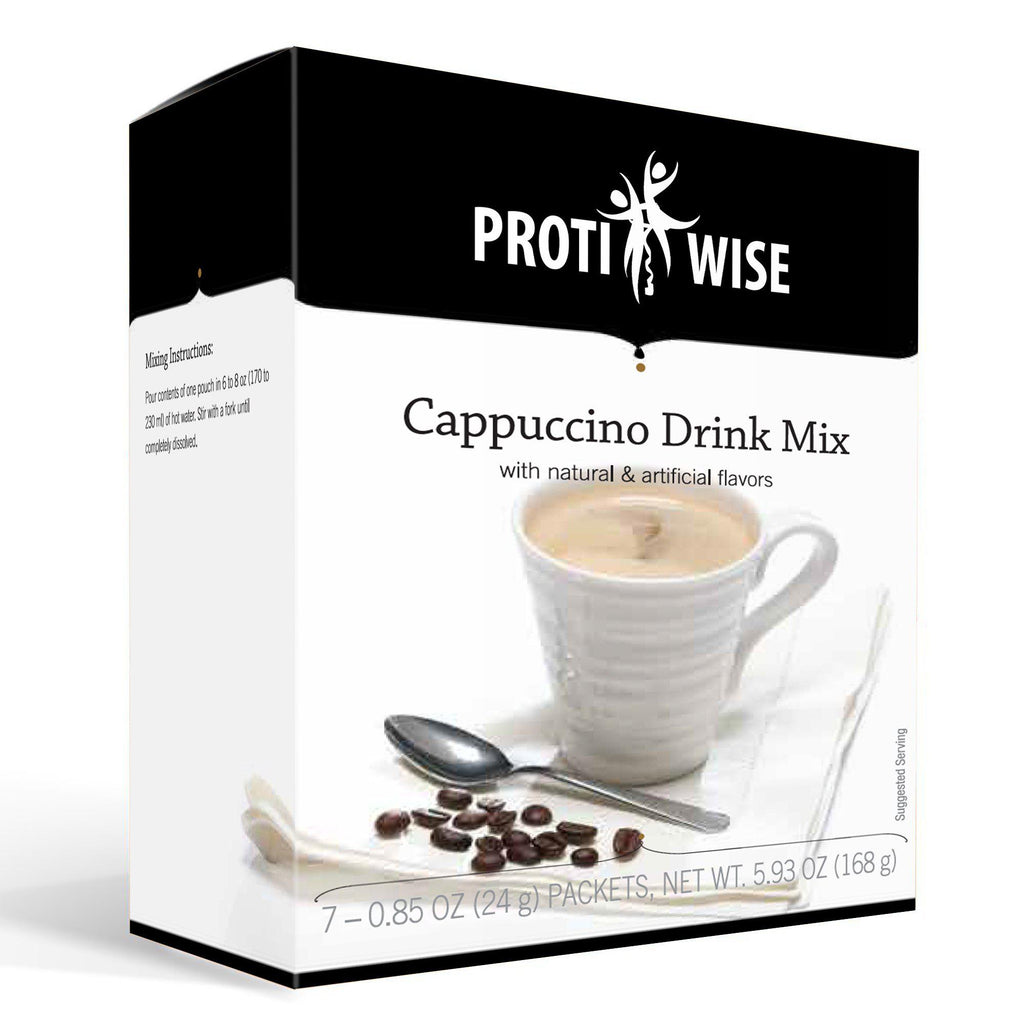 ProtiWise - Cappuccino Drink Mix (7/Box) - Doctors Weight Loss
