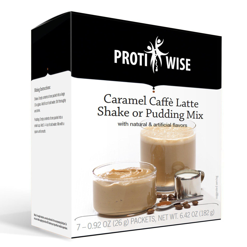ProtiWise - Caramel Latte Shake & Pudding (7/Box) - Doctors Weight Loss