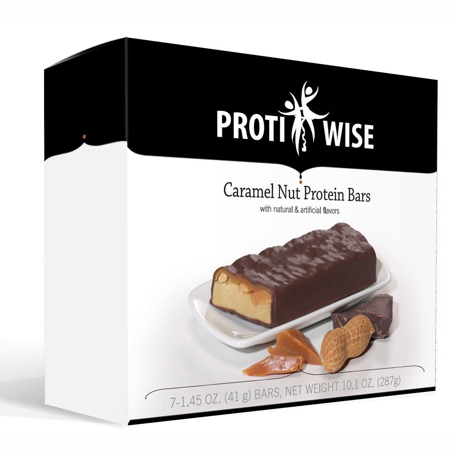 ProtiWise - Caramel Nut Bars (7/Box) - Doctors Weight Loss