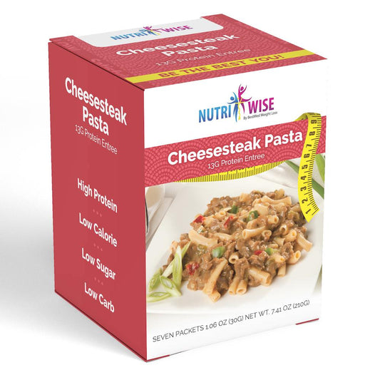 Cheesesteak Pasta Diet Entree (7/Box) - NutriWise - Doctors Weight Loss