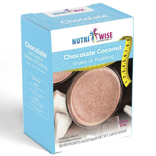 NutriWise - Chocolate Coconut Shake or Pudding (7/Box) - Doctors Weight Loss