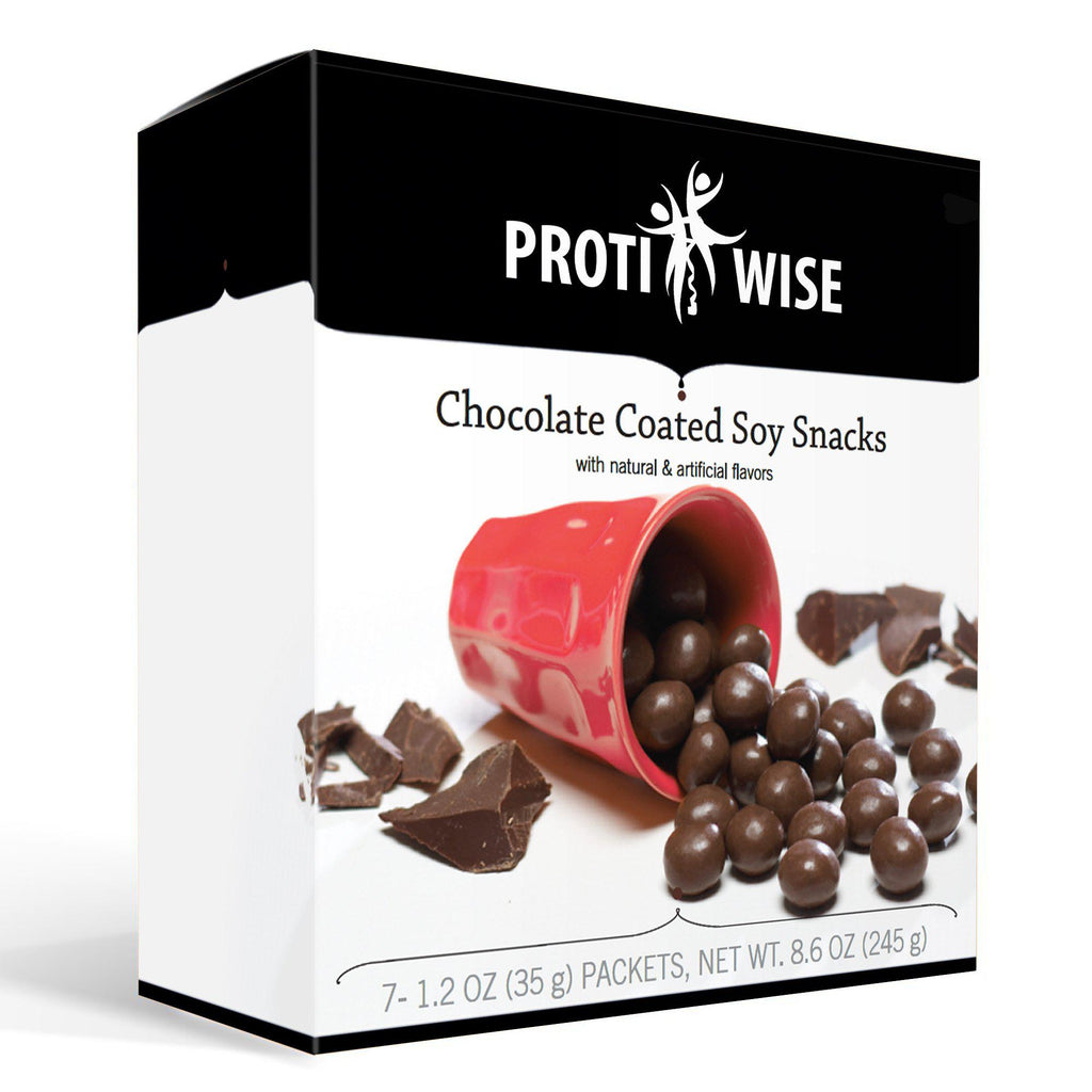 ProtiWise - Chocolate Coated Soy Snacks (7/Box) - Doctors Weight Loss