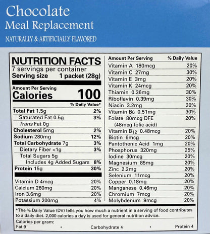 Chocolate Meal Replacement Shake or Pudding Mix Nutrition - BestMed - Doctors Weight Loss