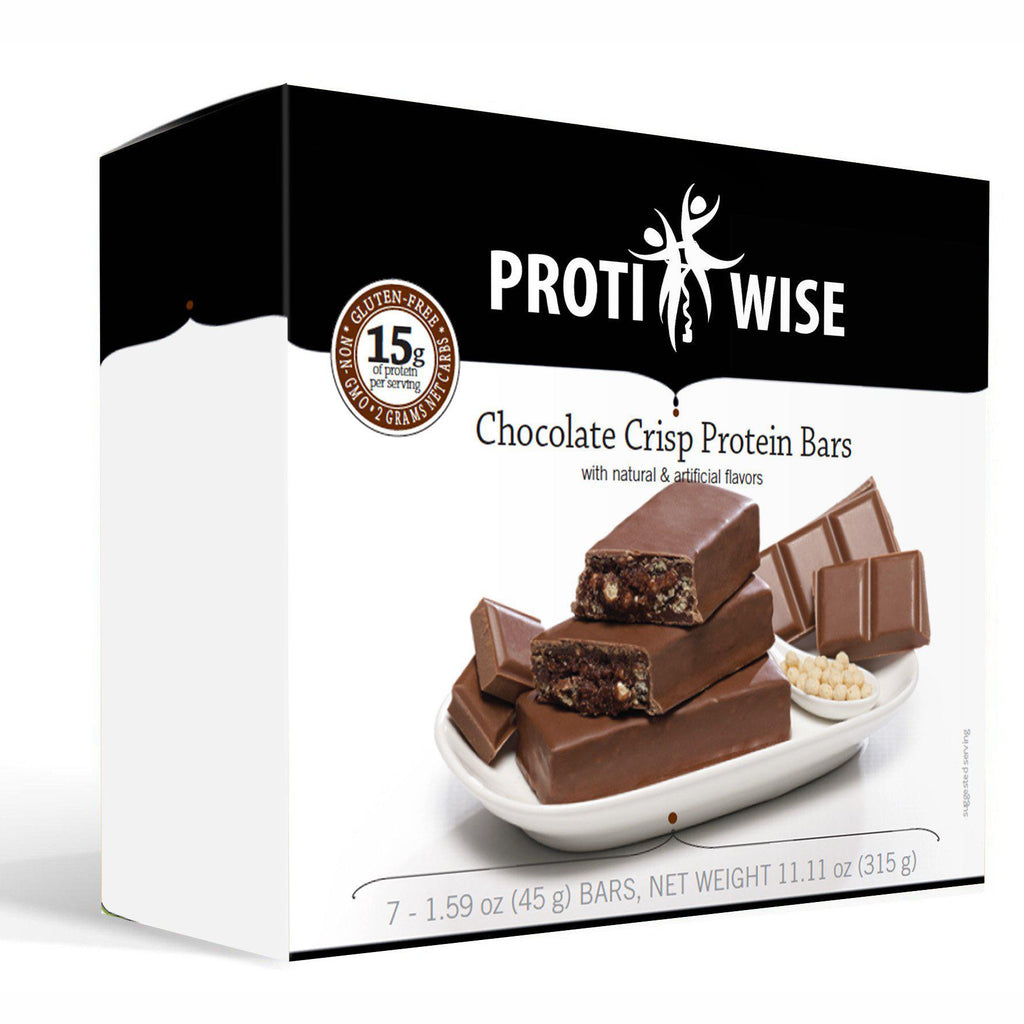 ProtiWise - Chocolate Crisp Bars (7/Box) - Doctors Weight Loss