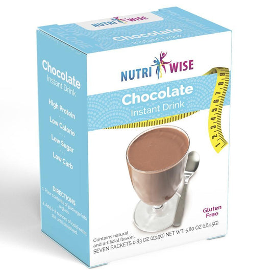Chocolate Instant Protein Drink (7/Box) - NutriWise - Doctors Weight Loss