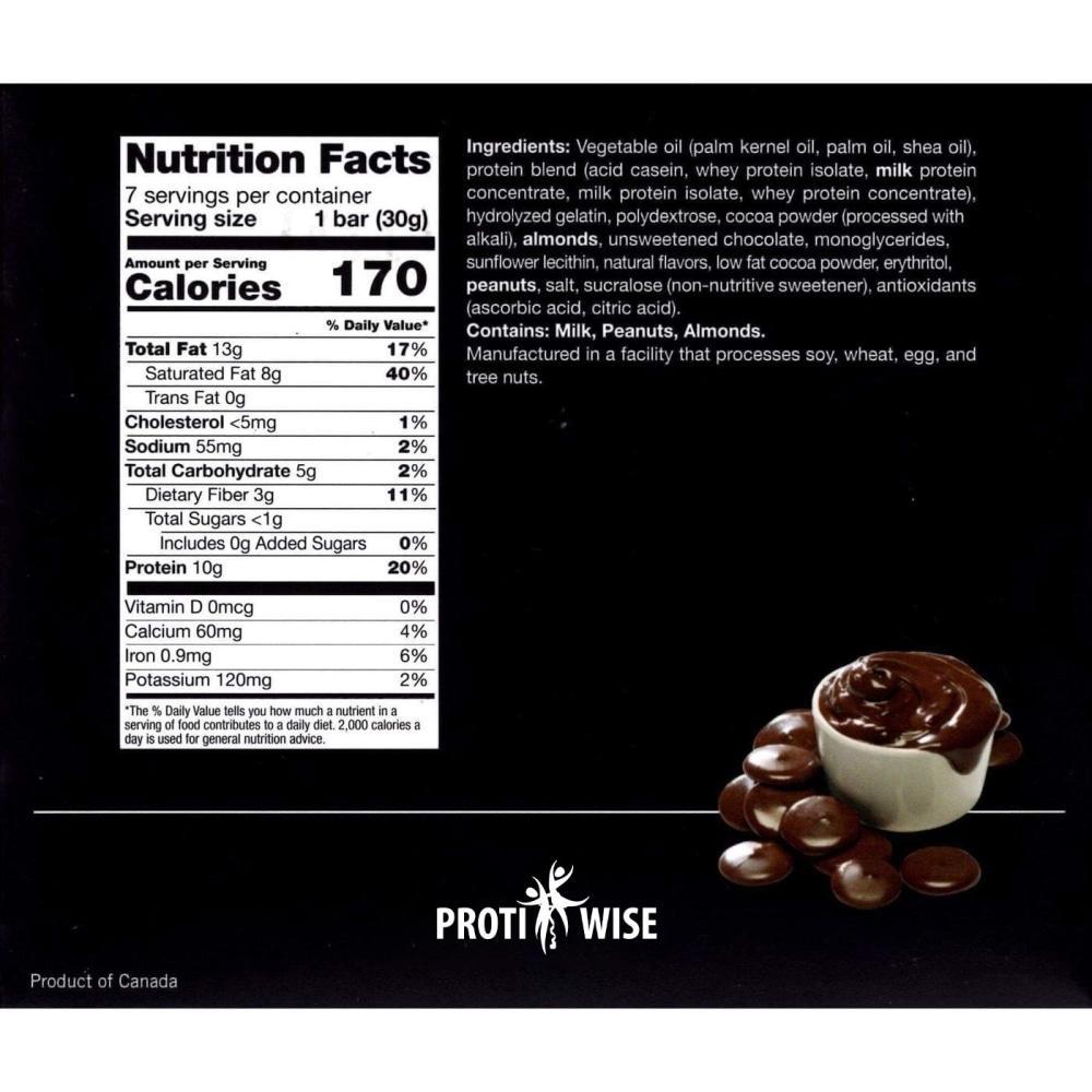 ProtiWise - Chocolate Keto Bars (7/Box) - Doctors Weight Loss