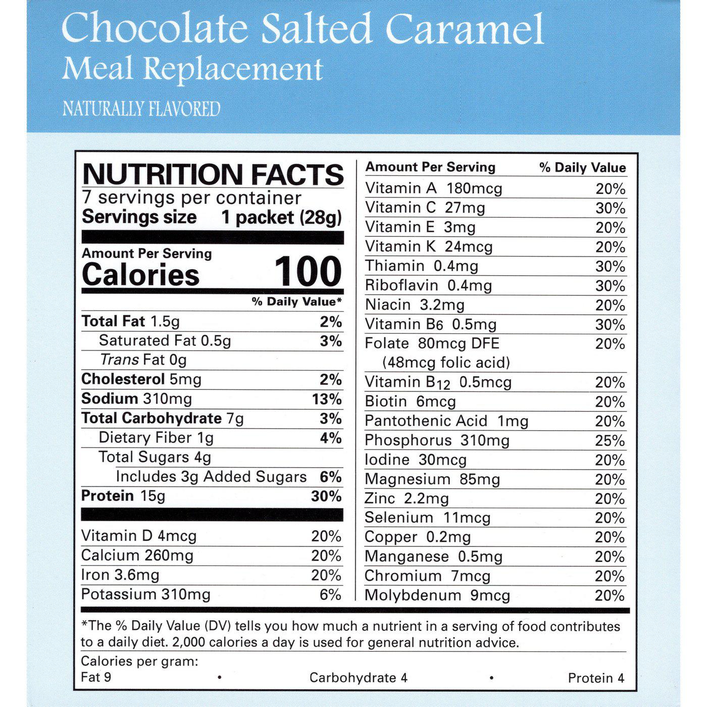 Chocolate Salted Caramel Meal Replacement Shake or Pudding Nutrition - BestMed- Doctors Weight Loss