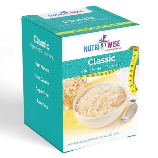 Diet High Protein Classic Oatmeal (7/Box) - NutriWise - Doctors Weight Loss