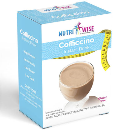 Cofficcino Instant Protein Drink (7/Box) - NutriWise - Doctors Weight Loss