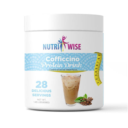 Cofficcino Diet Protein Drink Canister (28 servings) - NutriWise - Doctors Weight Loss