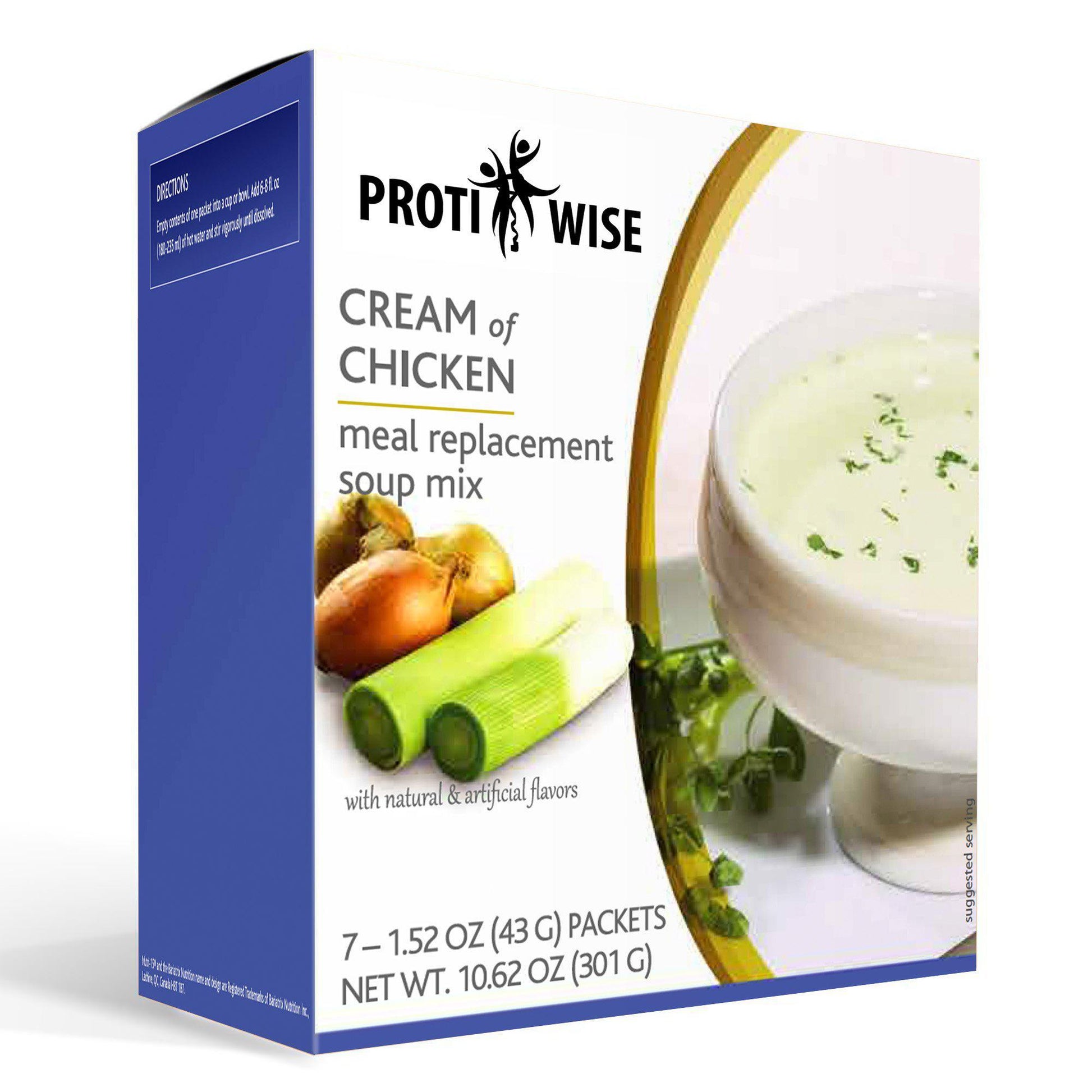 ProtiWise - Cream of Chicken Soup (7/Box) - Doctors Weight Loss