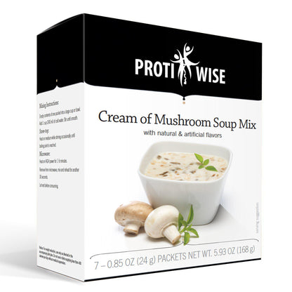 ProtiWise - Cream of Mushroom Soup (7/Box) - Doctors Weight Loss