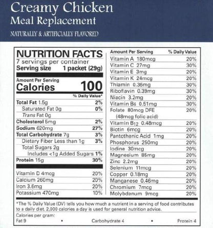 Creamy Chicken Meal Replacement Soup Nutrition - BestMed - Doctors Weight Loss
