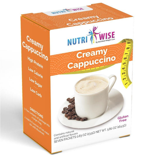 Diet Creamy Classic Cappuccino (7/Box) - NutriWise - Doctors Weight Loss