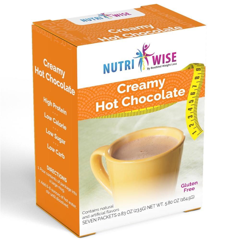 Diet Creamy Classic Hot Chocolate (7/Box) - NutriWise - Doctors Weight Loss