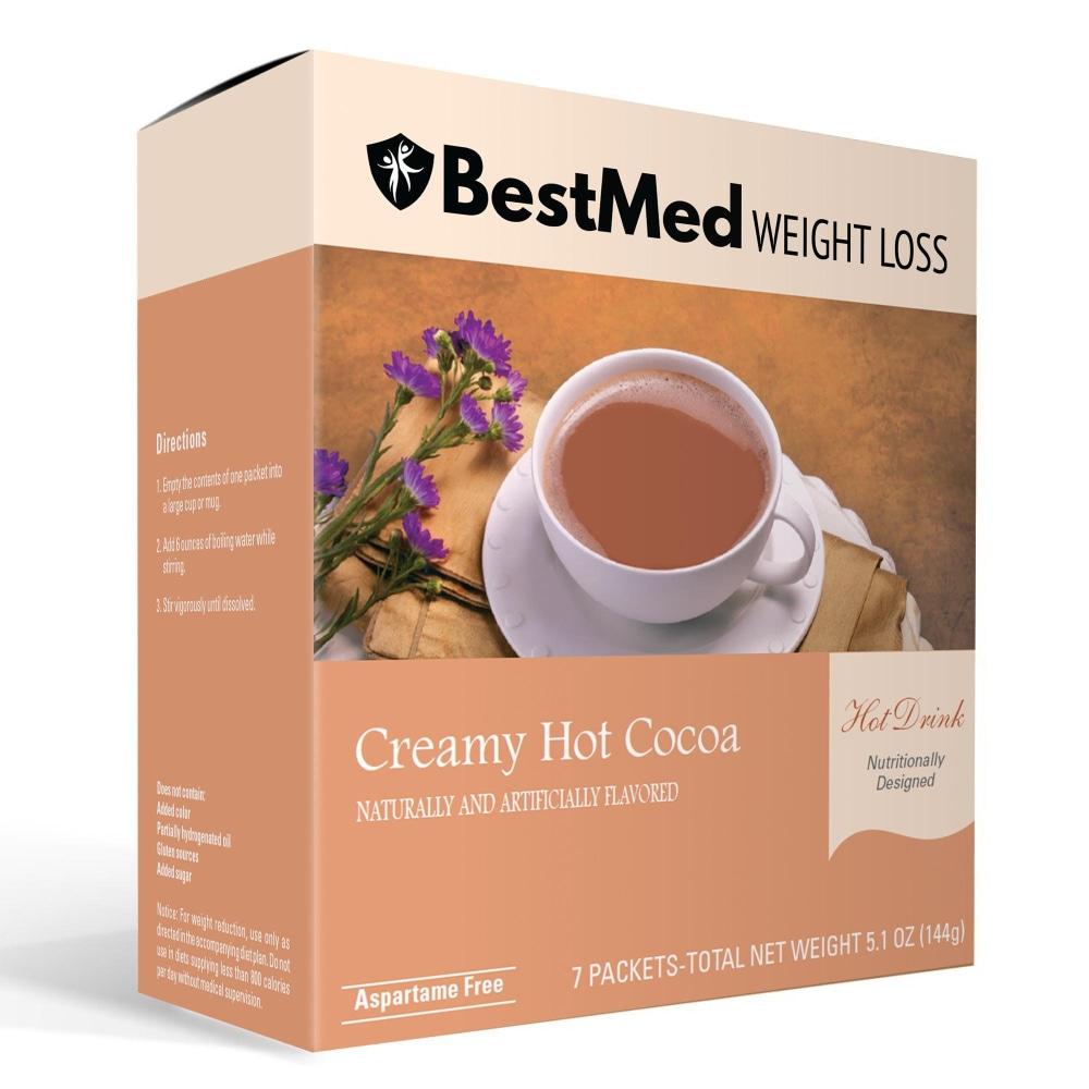 Creamy Diet Hot Chocolate (7/Box) - BestMed - Doctors Weight Loss