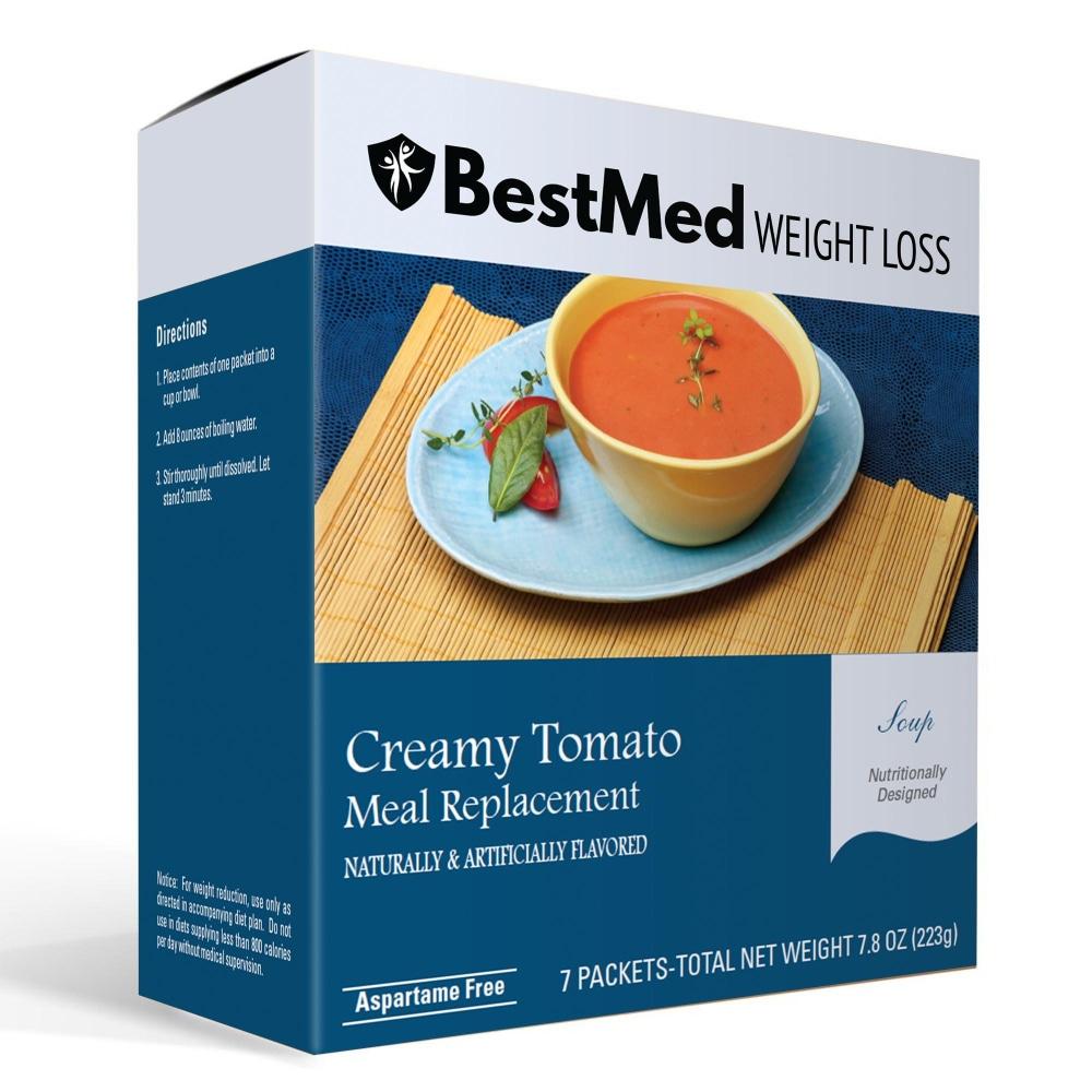 Creamy Tomato Diet Soup (7/Box) - BestMed - Doctors Weight Loss