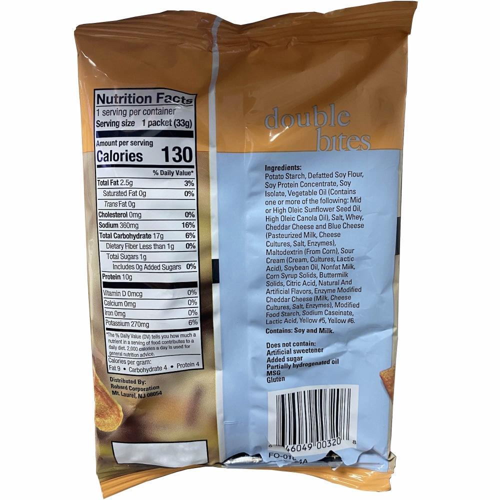 Double Bites Cheddar Cheese Protein Chips (7 bags) - BestMed - Doctors Weight Loss