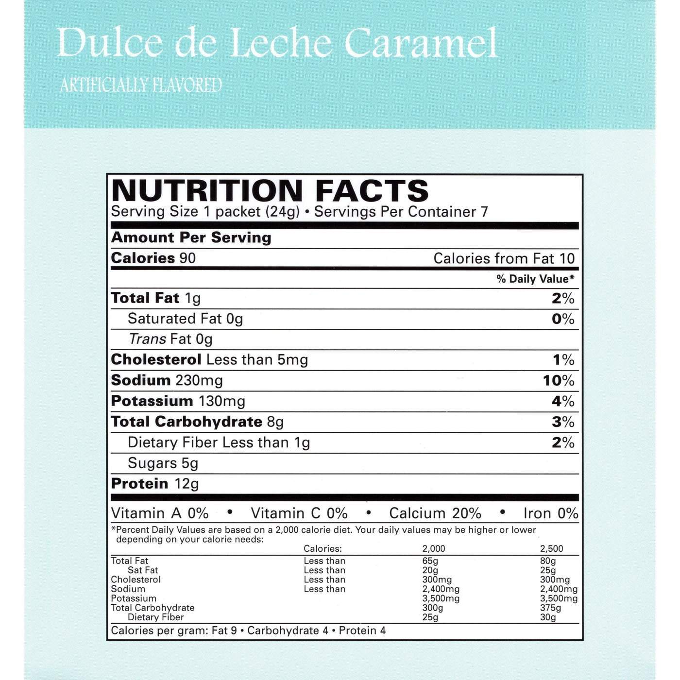 Dulce de Leche Caramel Pudding Nutrition - BestMed- Doctors Weight Loss