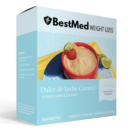 Dulce de Leche Caramel Pudding (7/Box) - BestMed - Doctors Weight Loss