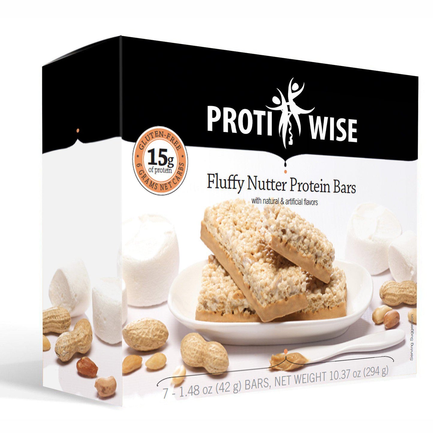 ProtiWise - Fluffy Nutter Bars (7/Box) - Doctors Weight Loss