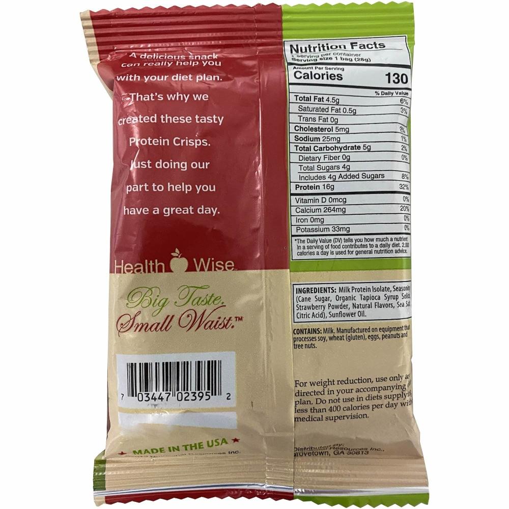 NutriWise - Strawberry Cream Crisps (7 bags) - Doctors Weight Loss