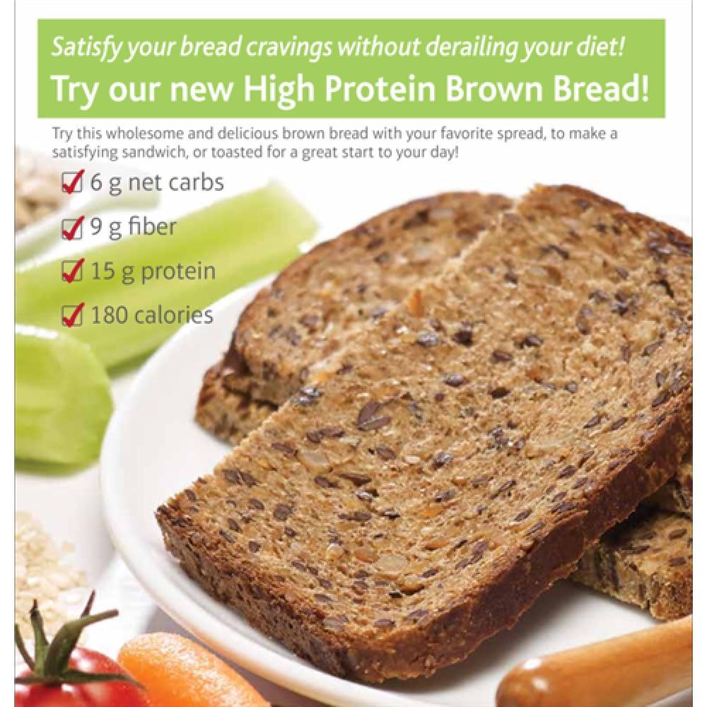 ProtiWise - High Protein Brown Bread (7/Box) - Doctors Weight Loss