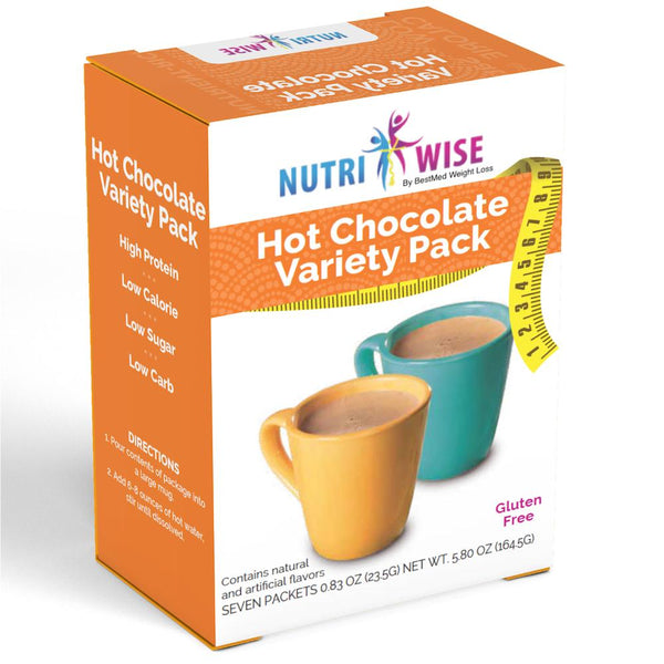 NutriWise® Hot Chocolate Variety Pack (7/Box) Doctors Weight Loss