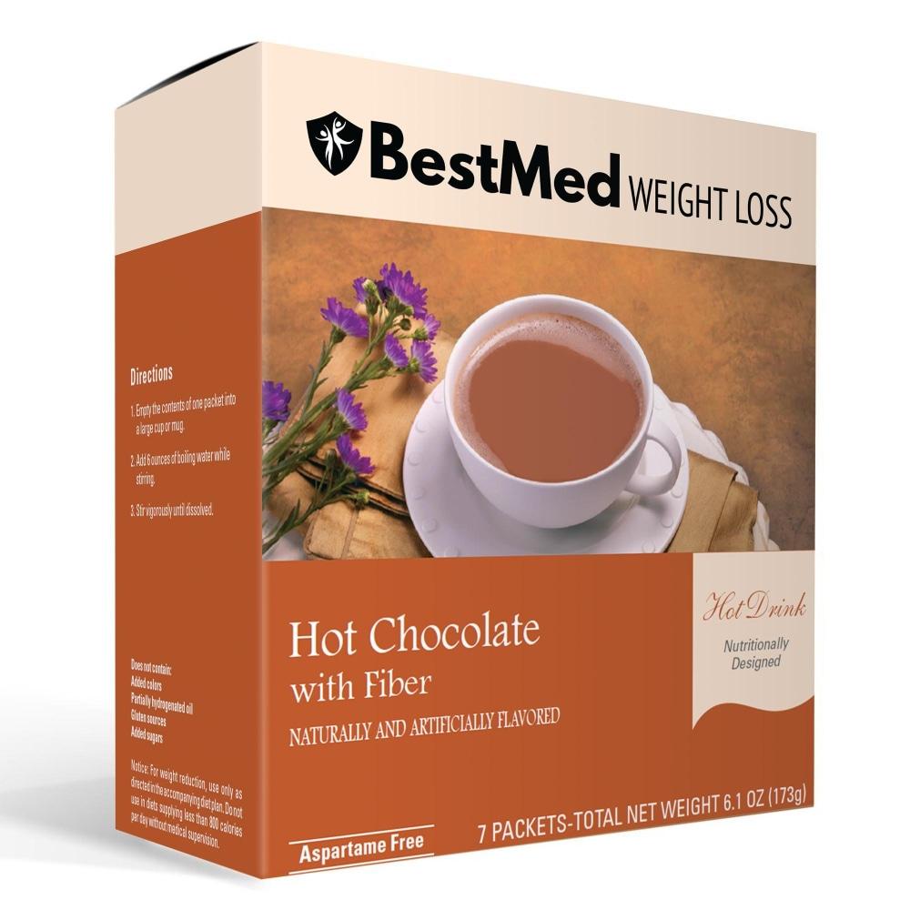 Hot Chocolate with Fiber (7/Box) - BestMed - Doctors Weight Loss