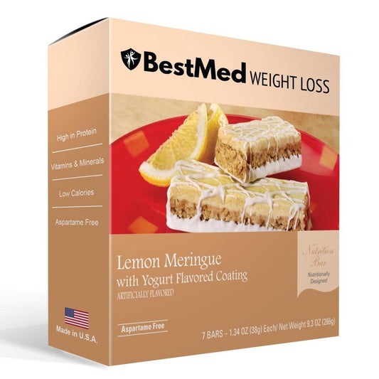 Lemon Meringue with Yogurt Flavored Coating (7/Box) - BestMed - Doctors Weight Loss