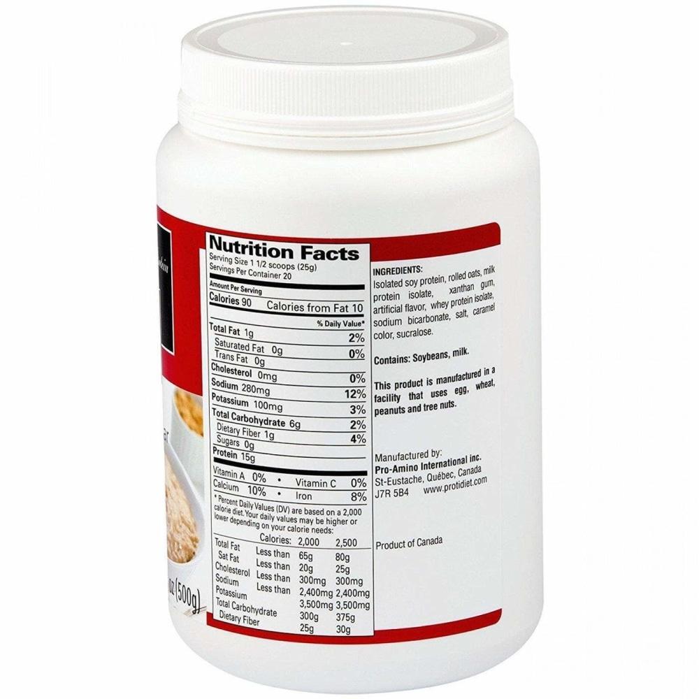 ProtiDiet - Maple Brown Sugar Oatmeal Mix Jar (20 servings) - Doctors Weight Loss