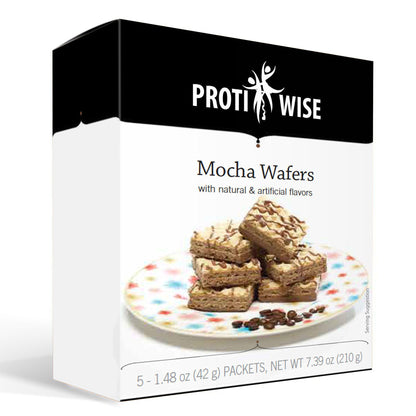 ProtiWise - Mocha Wafers (5/Box) - Doctors Weight Loss