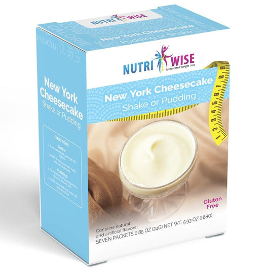 New York Cheesecake Diet Protein Shake or Pudding (7/Box) - NutriWise - Doctors Weight Loss