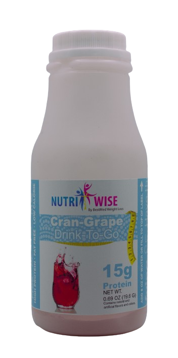 NutriWise - Cran-Grape Fruit Drink (6-Pack Bottles) - Doctors Weight Loss