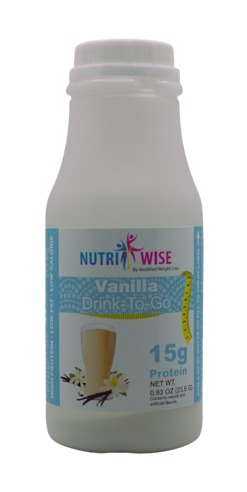 NutriWise - Vanilla Protein Drink (6-Pack Bottles) - Doctors Weight Loss