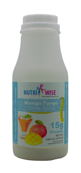 NutriWise - Mango Tango Fruit Drink (6-Pack Bottles) - Doctors Weight Loss