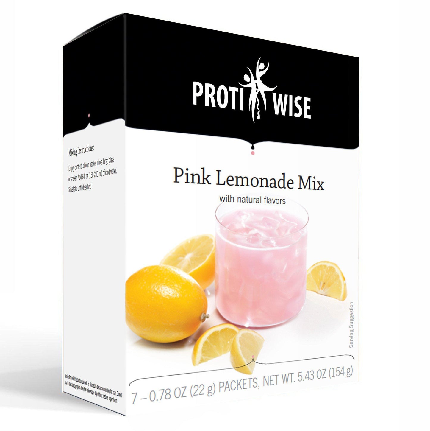 ProtiWise - Pink Lemonade Fruit Drink (7/Box) - Doctors Weight Loss