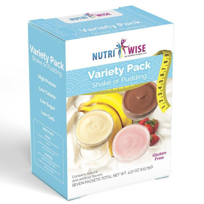 NutriWise® Variety Pack Shake or Pudding (7/Box) - Doctors Weight Loss