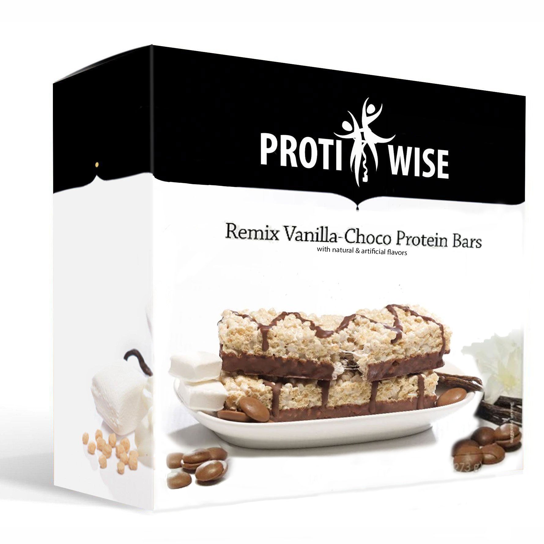ProtiWise - Remix Vanilla-Choco Bars (7/Box) - Doctors Weight Loss