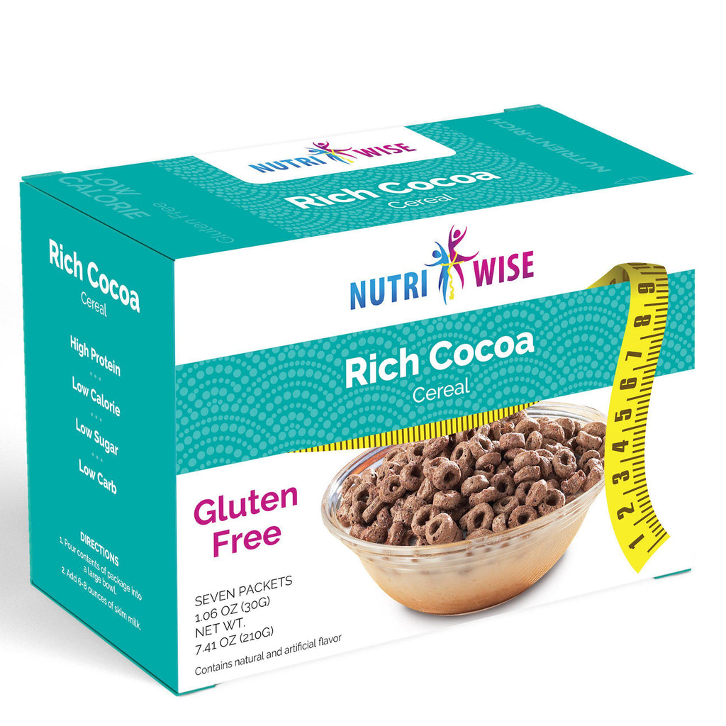 NutriWise® Rich Cocoa Cereal (7/Box) - Doctors Weight Loss