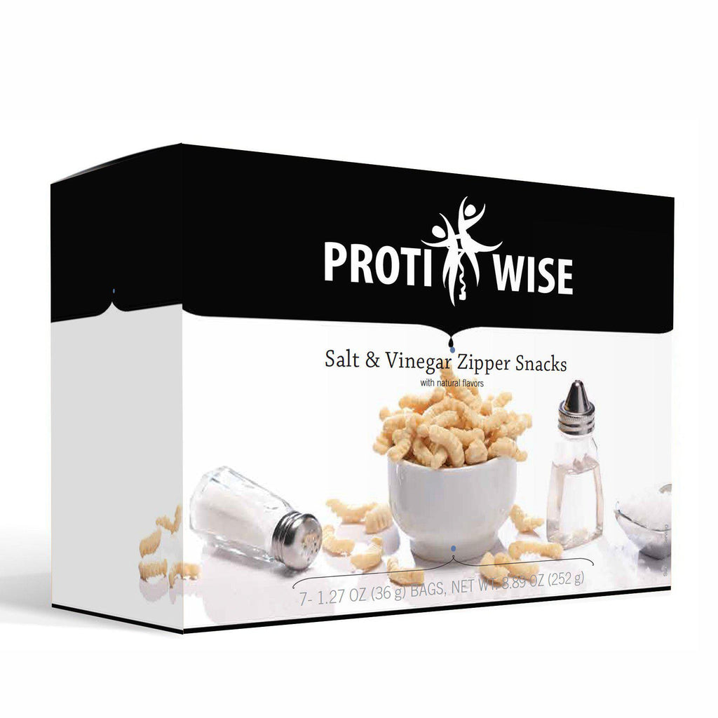 ProtiWise - Salt & Vinegar Zipper Snacks (7/Box) - Doctors Weight Loss