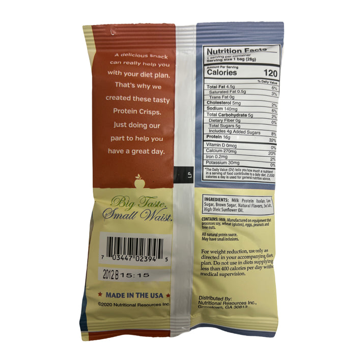 NutriWise® Salted Caramel Crisps (7 bags) Doctors Weight Loss