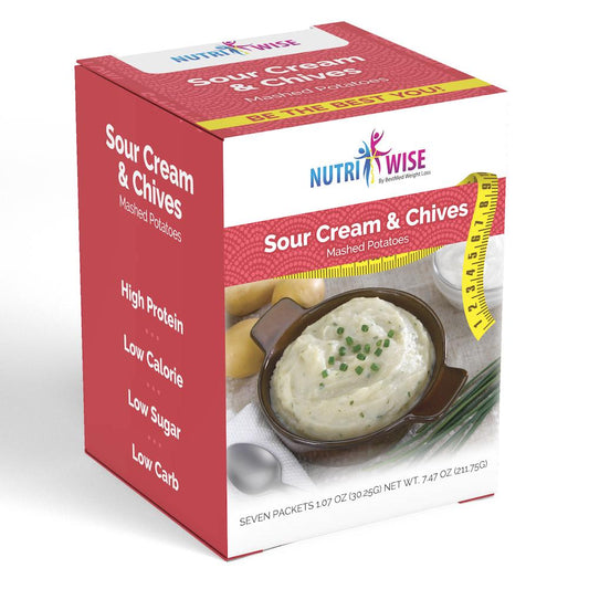 NutriWise - Sour Cream & Chives Mashed Potatoes (7/Box) - Doctors Weight Loss