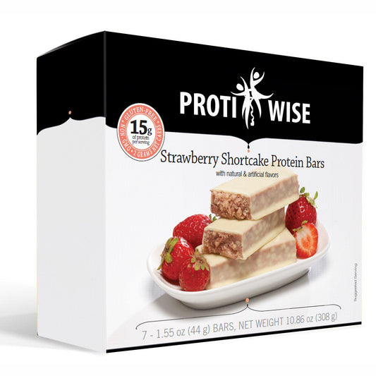 ProtiWise - Strawberry Shortcake Bars (7/Box) - Doctors Weight Loss